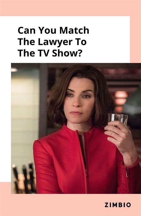 See If You Can Match The Fictional Lawyer To The Tv Show Zimbio