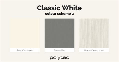 Classic White Colour Scheme 2 Colour Collections Polytec