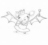 Coloring Vampire Bat Pages Popular Library Coloringhome sketch template