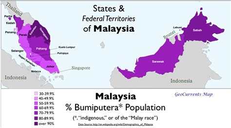 Malaysia Ethnicity Maps Country Places People Cons