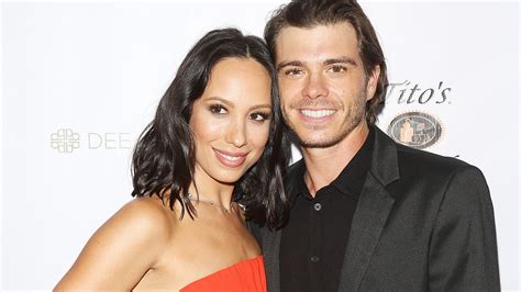 dwts cast member cheryl burke and matthew lawrence announce they got