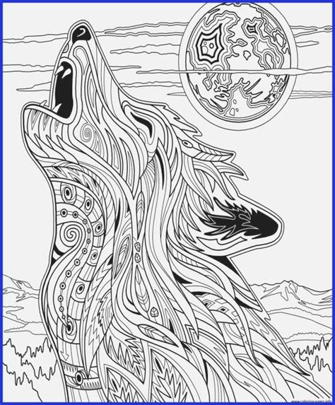 exclusive picture  wolf coloring pages  adults albanysinsanity