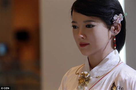 Jiajia The Creepily Life Like Robot Goddess Greets Fans In China
