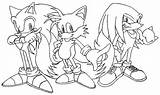 Tails Coloring Pages Sonic Printable Getcolorings Color sketch template