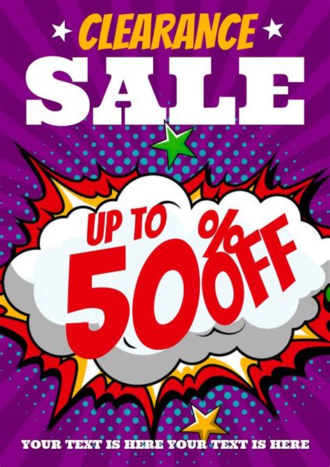 sale poster sale poster promo poster discount clearance sale poster