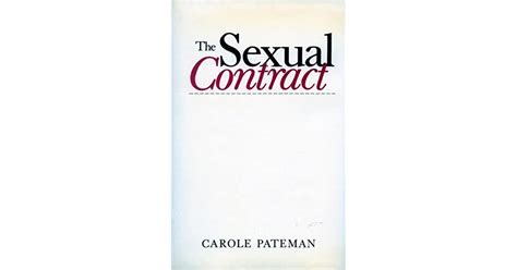 The Sexual Contract By Carole Pateman