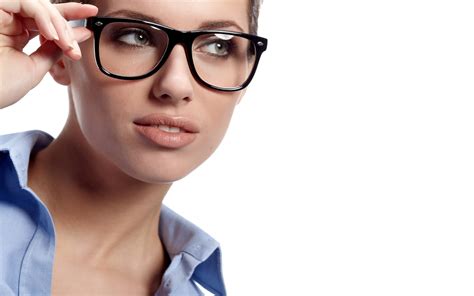 Photo Of Woman Wearing Black Framed Eyeglasses Hd Wallpaper Wallpaper