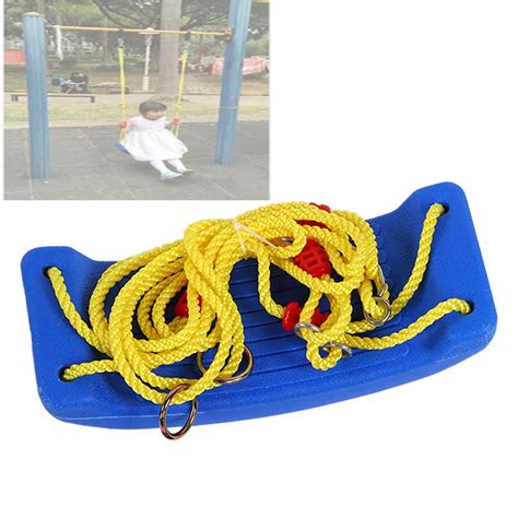 lyumo kids indoor outdoor plastic swing seat playground swing set  nylon rope walmartcom
