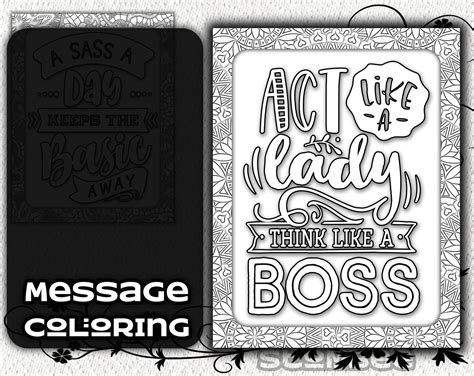 sassy quotes adult coloring pages adult coloring books etsy