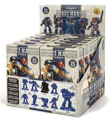 warhammer  space marine heroes series  display box game nerdz