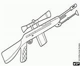 Rifle Sniper sketch template