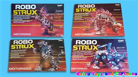 robo strux brutox gordox terox radox commercial retro toys  cartoons