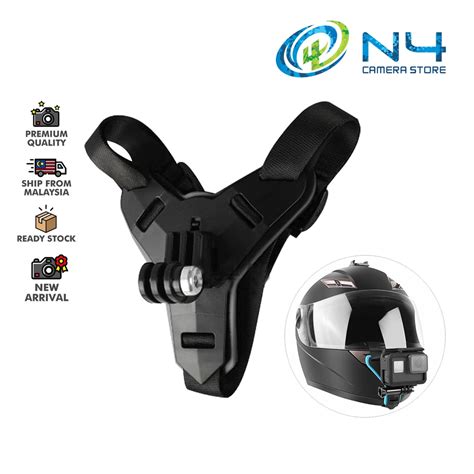 full face helmet chin mount holder motorcycle helmet chin stand camera