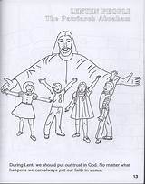 Lent Coloring Book sketch template