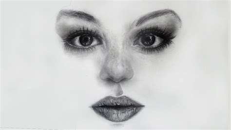 pencil realistic face drawing vlrengbr