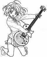 Yui Lineart Maiko Fangirl Deviantart Anime sketch template