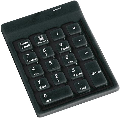 keysonic  numeric keypad usb black  reichelt elektronik