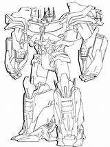 Optimus Cybertron Wonder Transformer sketch template