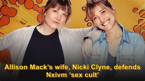 allison mack s wife nicki clyne defends nxivm ‘sex cult