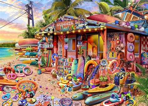 buy huadada puzzles  adults  piece family puzzle adult beach