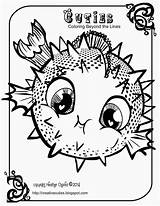 Cuties Littlest Lps Buch Ausmalen Wenn Imprimibles Colorear Piratas Bezoeken Blowfish Coloriages sketch template