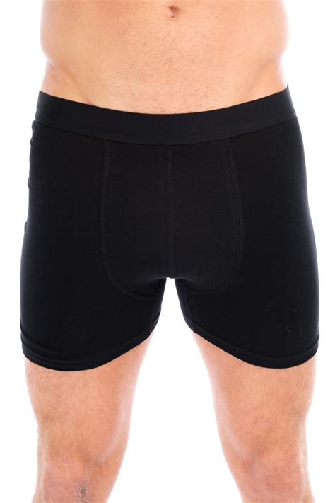 Boxer Shorts Mens Boxer Trunks Black Organic Cotton Boxers Underwear