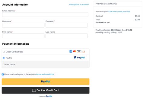 paypal payments plugin  wordpress profilepress addon