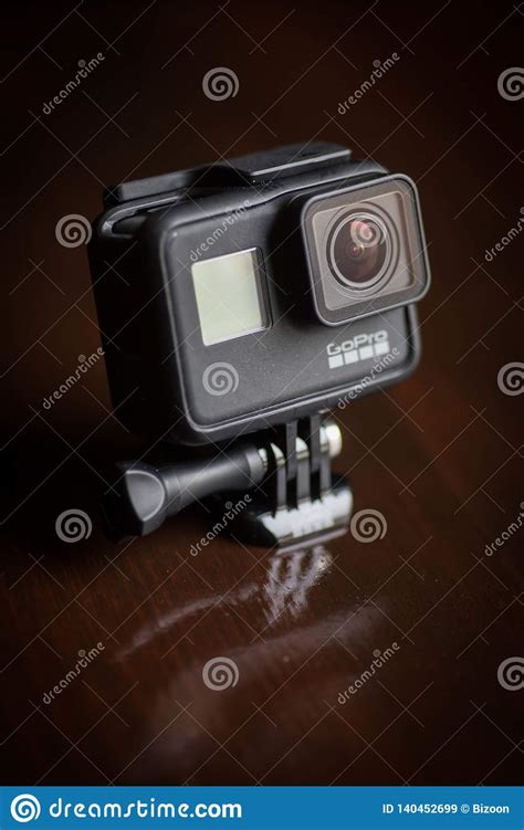 small action camera editorial stock image image  macro