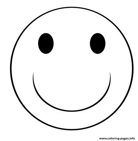 smile emoji  coloring page printable