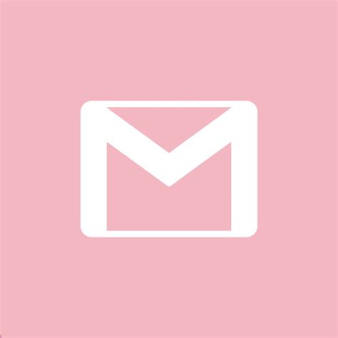 pink gmail icon pink wallpaper app icon pink iphone