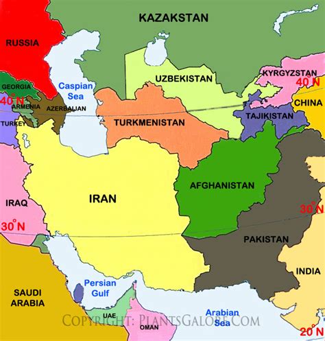 map  western asia