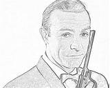 Bond James Coloring Pages Sean Connery Part Filminspector Actors Actor Play First Template sketch template