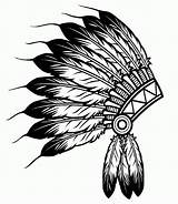 Hat Native Coloring American Choose Board Indian Headdress Feather sketch template