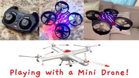 unpacking flying  mini drone   fun flying  drone youtube