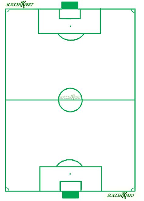 blank football field template sample professional template