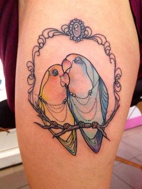 Pin By Dana Munz On Lowbrow Parrot Tattoo Lovebird Tattoo Birds Tattoo