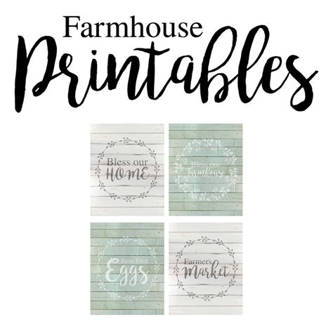 farmhouse printables  sayings  cottage market