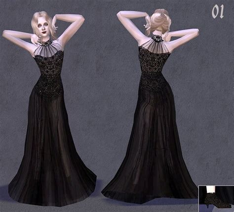 Formal Gothic Dress For Nye At The Castle Sims 4 Wedding