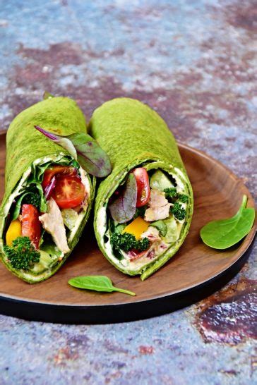 healthy wraps  lunch   easy