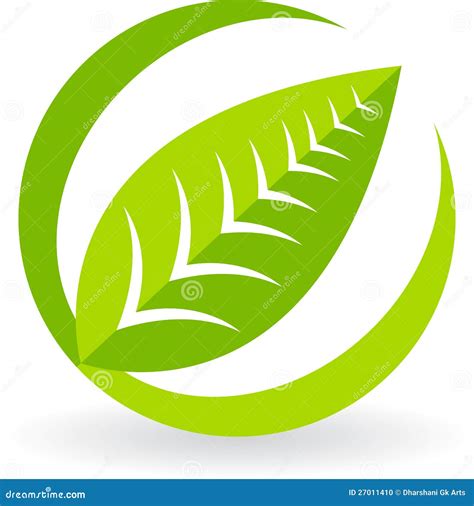 leaf logo stock photo image