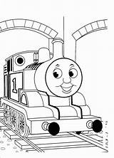 Train James Coloring Pages Thomas Getcolorings Colorin sketch template