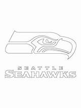 Seahawks Logo Seattle Coloring Pages Printable Football Drawing Logos Nfl Kids Templates Stencil Sheets Color Sports Printables Supercoloring Google Stencils sketch template