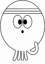 Duggee Hey Betty Coloring Octopus Pages sketch template
