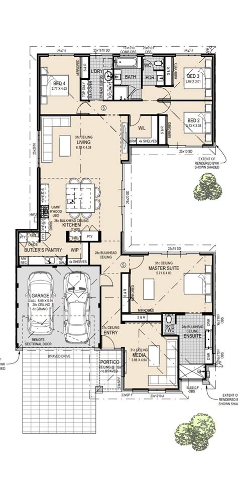 shaped home  unique floor plan house decor concept ideas