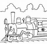 Locomotora Colorir Locomotiva Dibujo Maquina Desenhos Trenes Treni sketch template