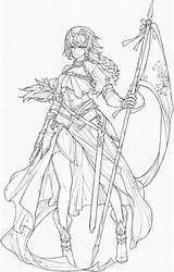 Fate Zheng Ruler Coloriage Apocrypha Order Szkic Depuis sketch template