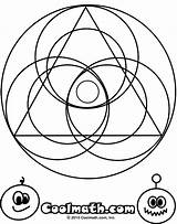 Geometrie Kreis Q1 Ausmalbild sketch template