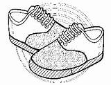 Mens Shoes Coloring Printable sketch template