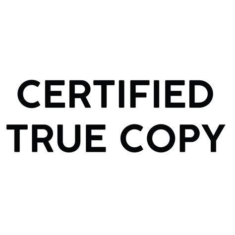 certified true copy stamp discountrubberstampscom