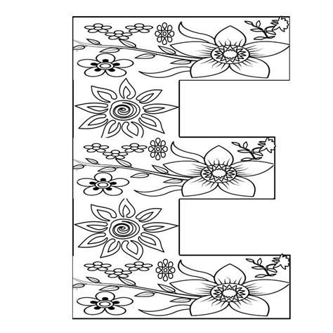 letter  coloring pages  adults kid creative